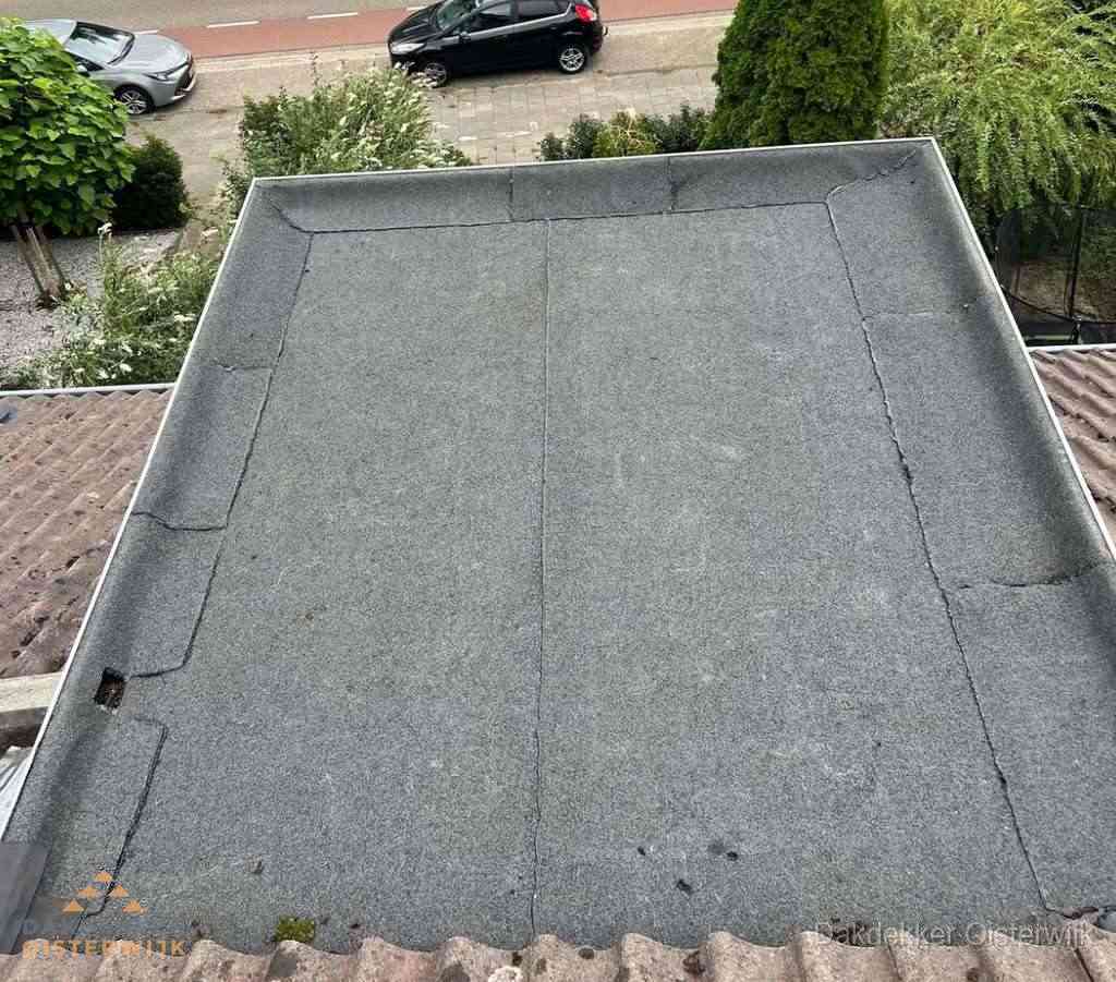 Dakbedekking schuur met bitumen in Oisterwijk